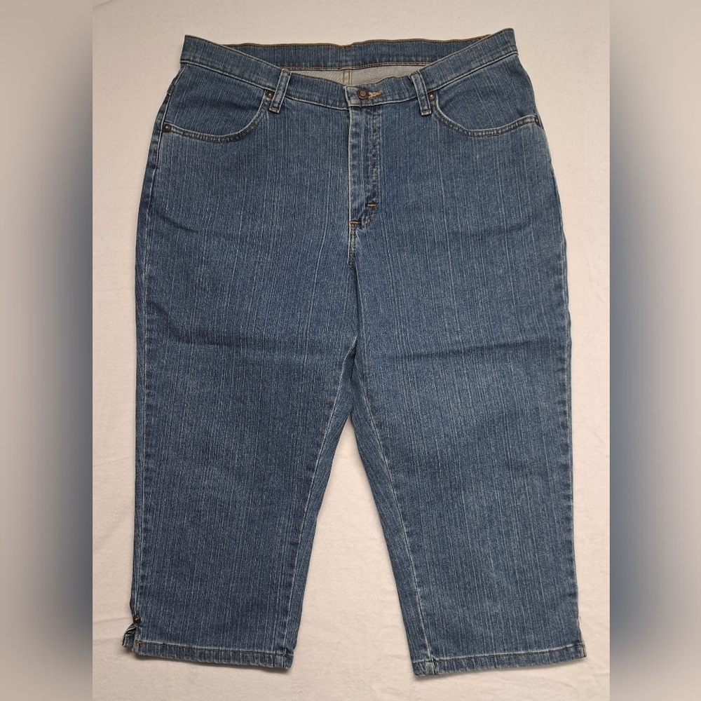 Riders 16 Capri Length Jeans Denim Zipper Fly Four Pocket